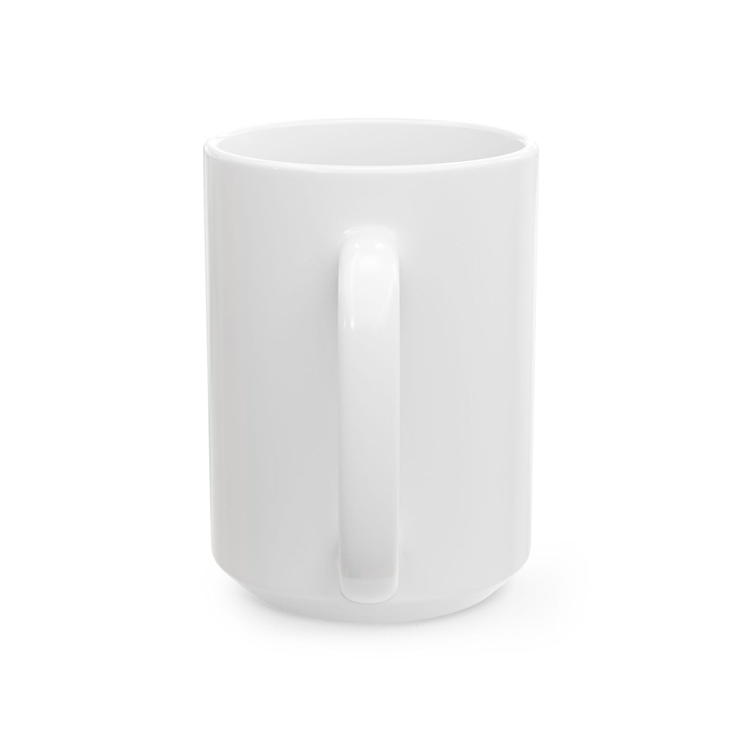 Custom Text Blank Ceramic Mug | Personalized 11oz or 15oz Coffee Cup