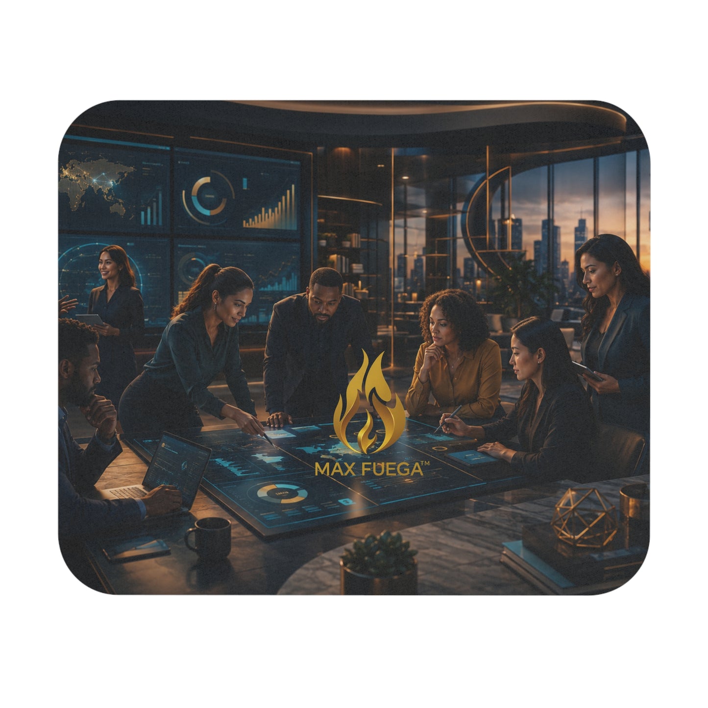 Max Fuega™ Team Strategy Mouse Pad