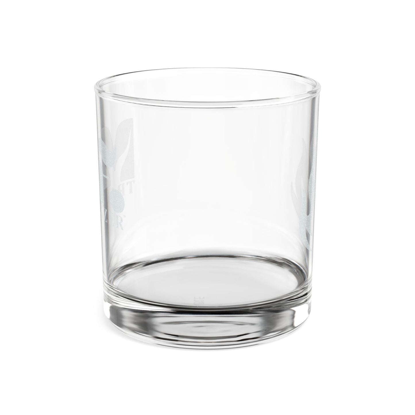M.F. Trailblazer™ Engraved Whiskey Glass with Flame Design | 10.5oz Rocks Glass