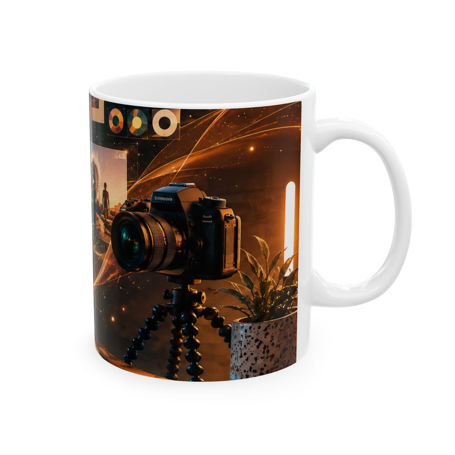 Max Fuega™ Creator Vision Ceramic Mug | Glossy Coffee & Tea Mug for Creators