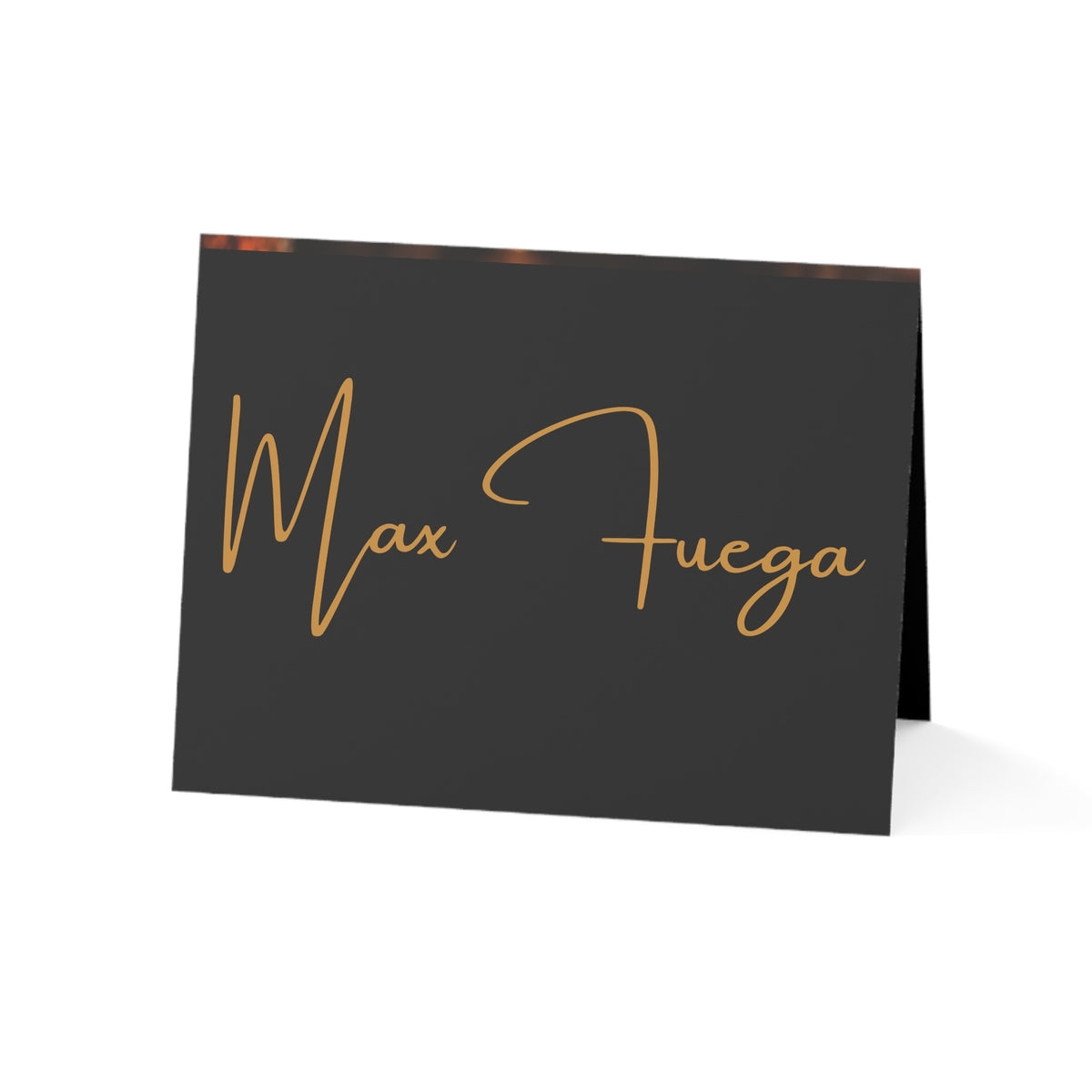 M.F. Trailblazer Luxe Recognition Card + Whiskey Recipe | Black & Gold Milestone Gift