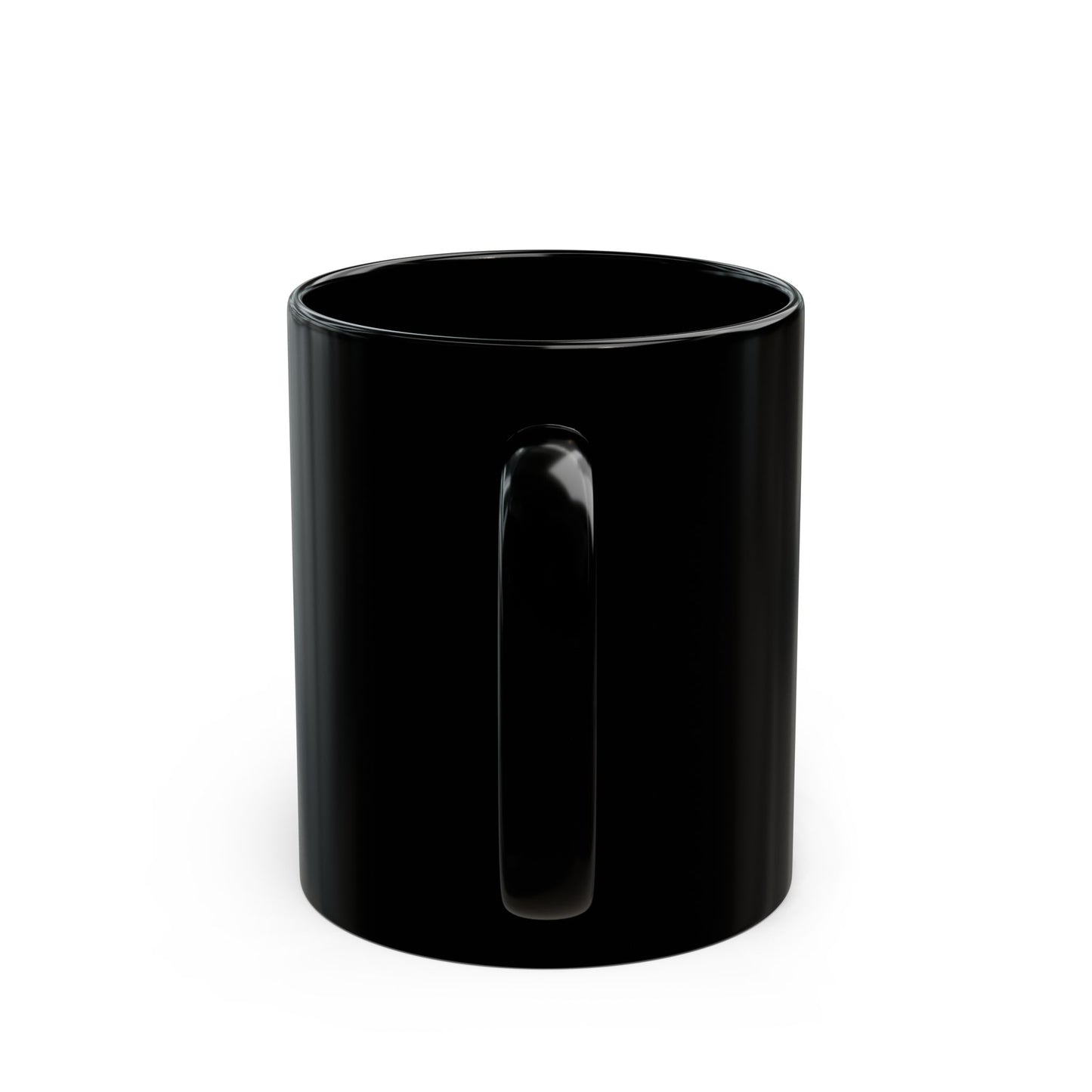 M.F. Trailblazer Gold Logo Black Mug | Glossy Ceramic Coffee Cup | 11oz / 15oz