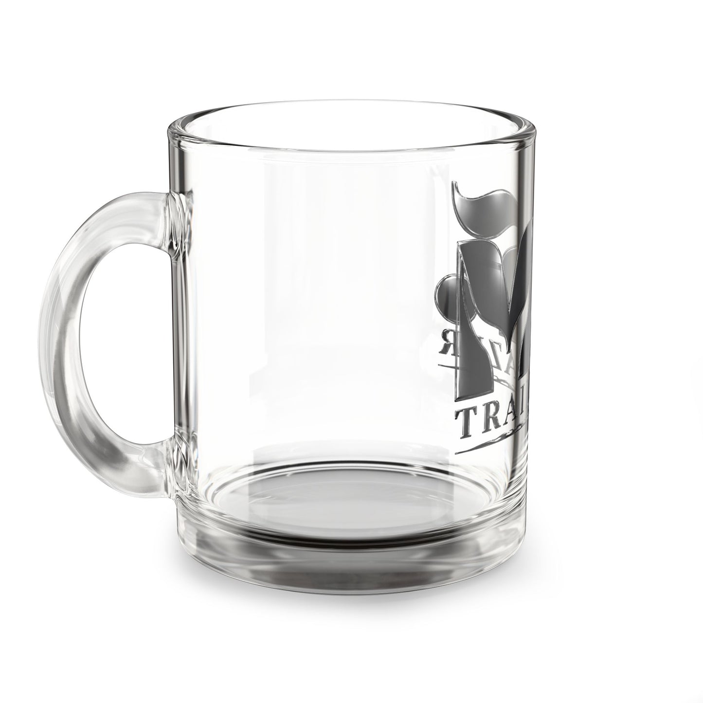 MF Trailblazer 10oz Glass Cup | Coffee, Tea, Cocktail Mug | Black MF Logo