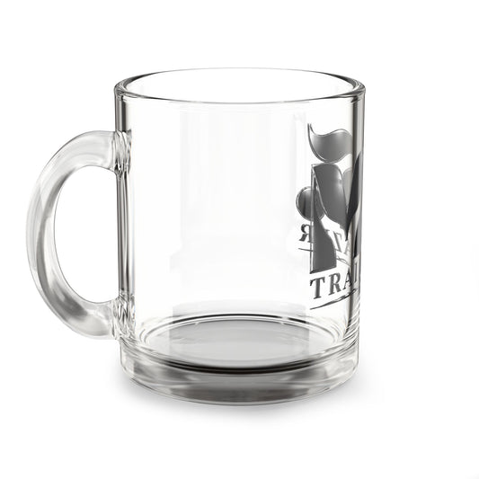 MF Trailblazer 10oz Glass Cup | Coffee, Tea, Cocktail Mug | Black MF Logo