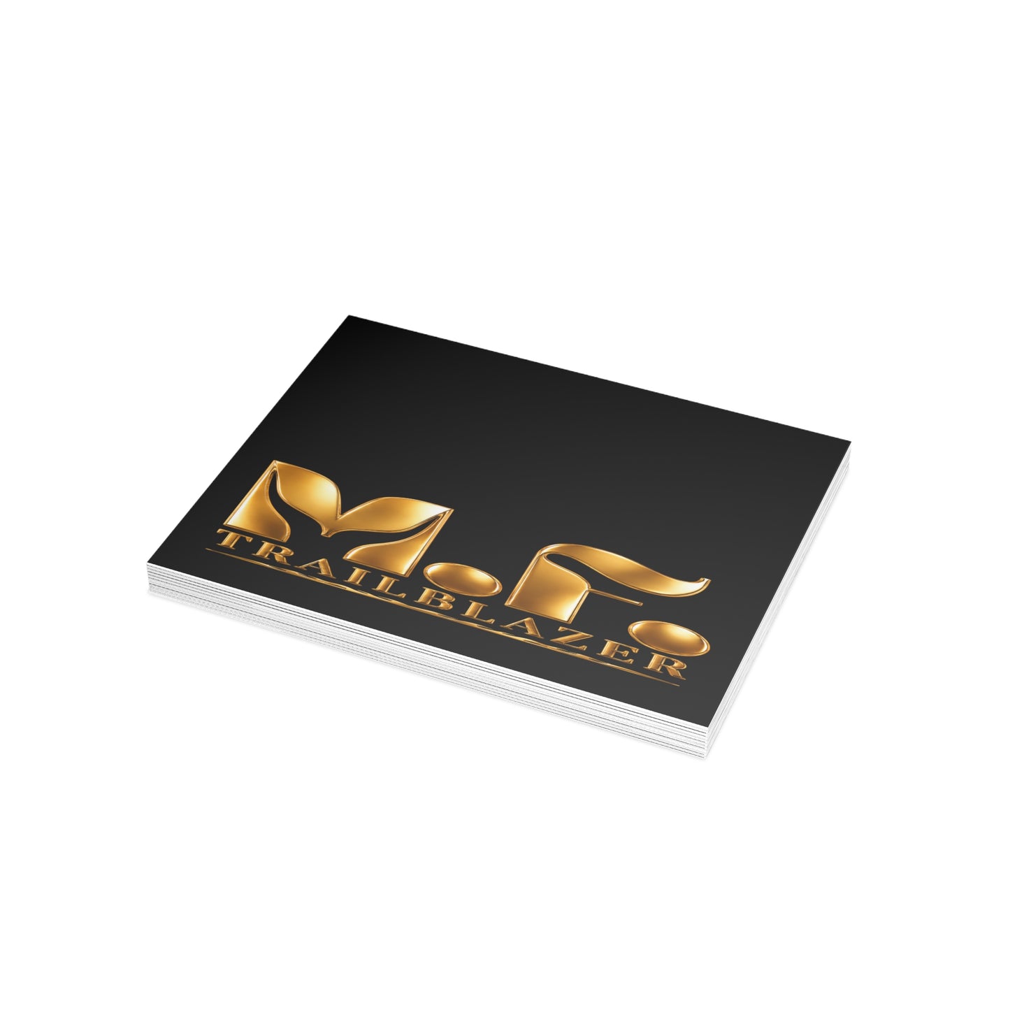 M.F. Trailblazer Luxe Recognition Card | Black & Gold Milestone Gift