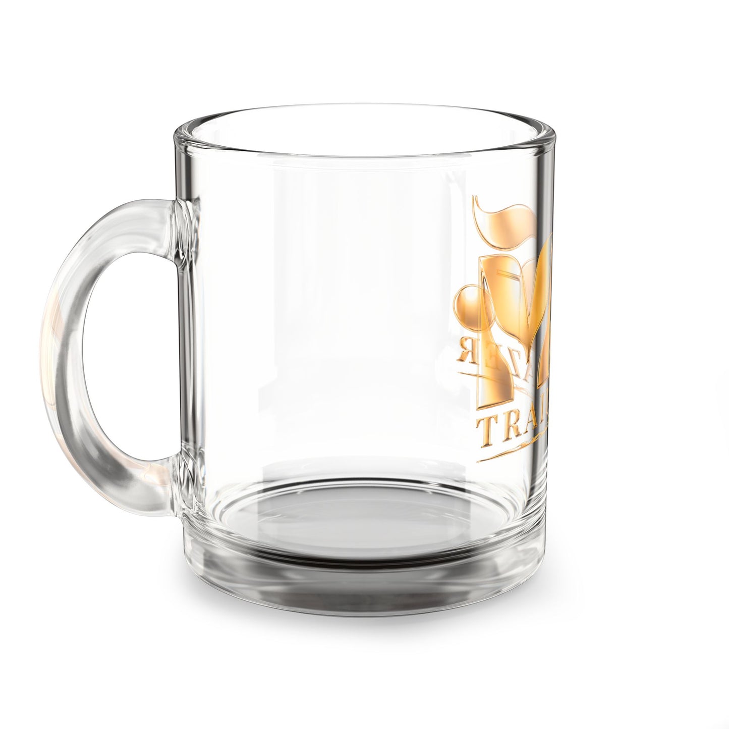 MF Trailblazer 10oz Glass Cup | Coffee, Tea, Cocktail Mug | Gold MF Logo