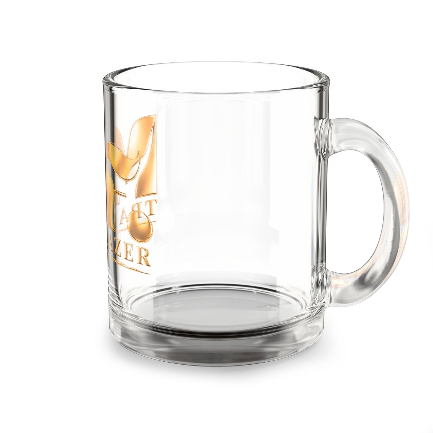 MF Trailblazer 10oz Glass Cup | Coffee, Tea, Cocktail Mug | Gold MF Logo