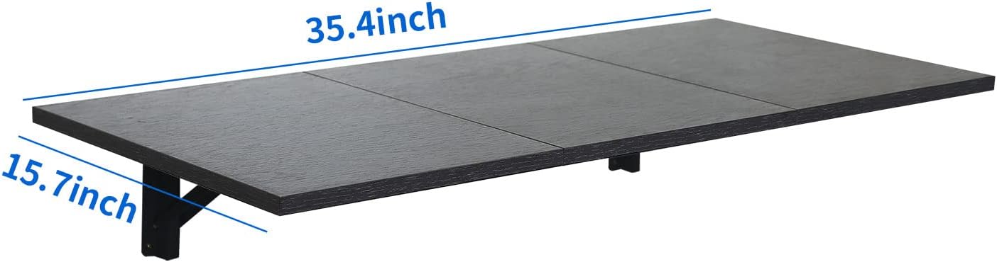 Zytty Folding Wall Desk | Space-Saving Office Workstation