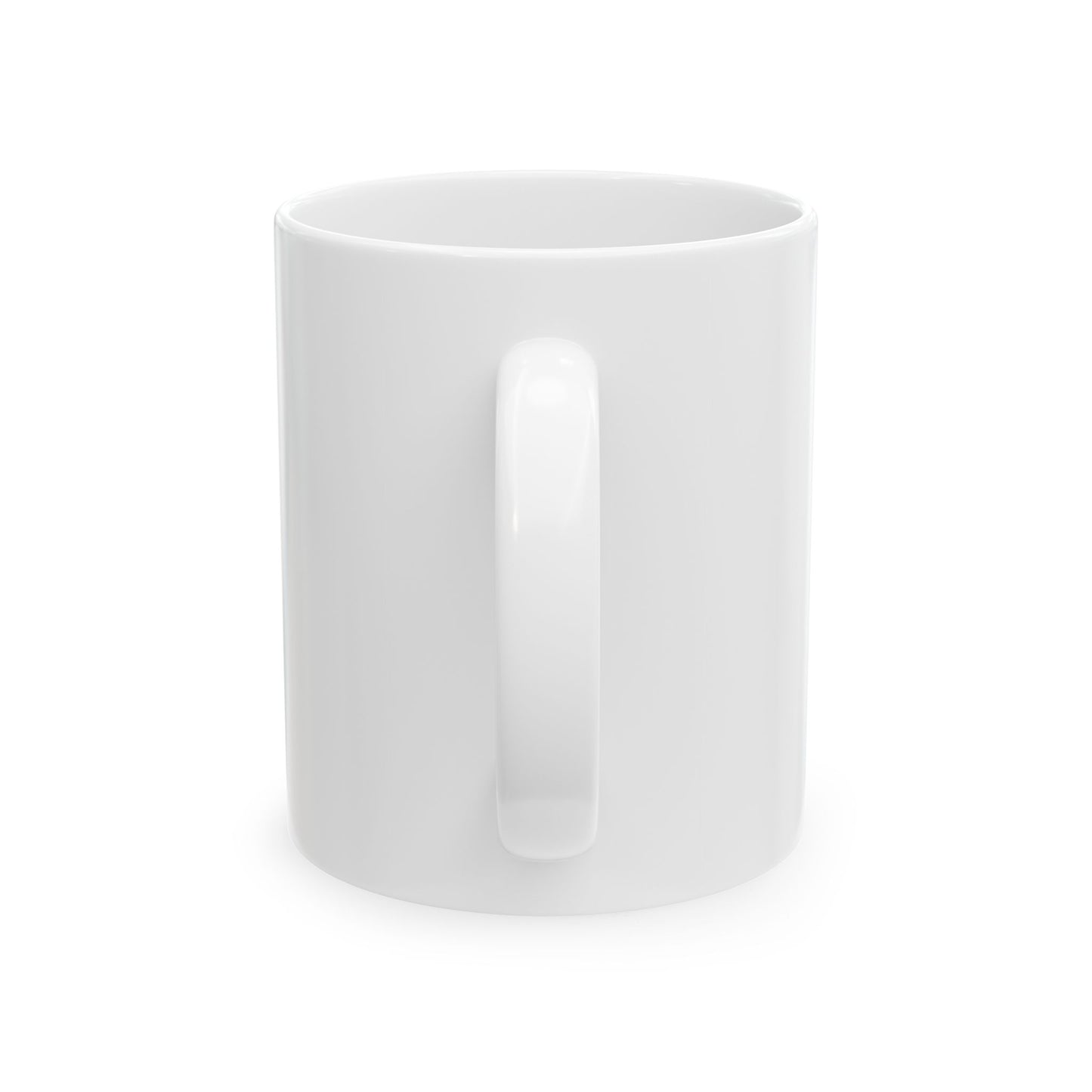 Custom Text Blank Ceramic Mug | Personalized 11oz or 15oz Coffee Cup