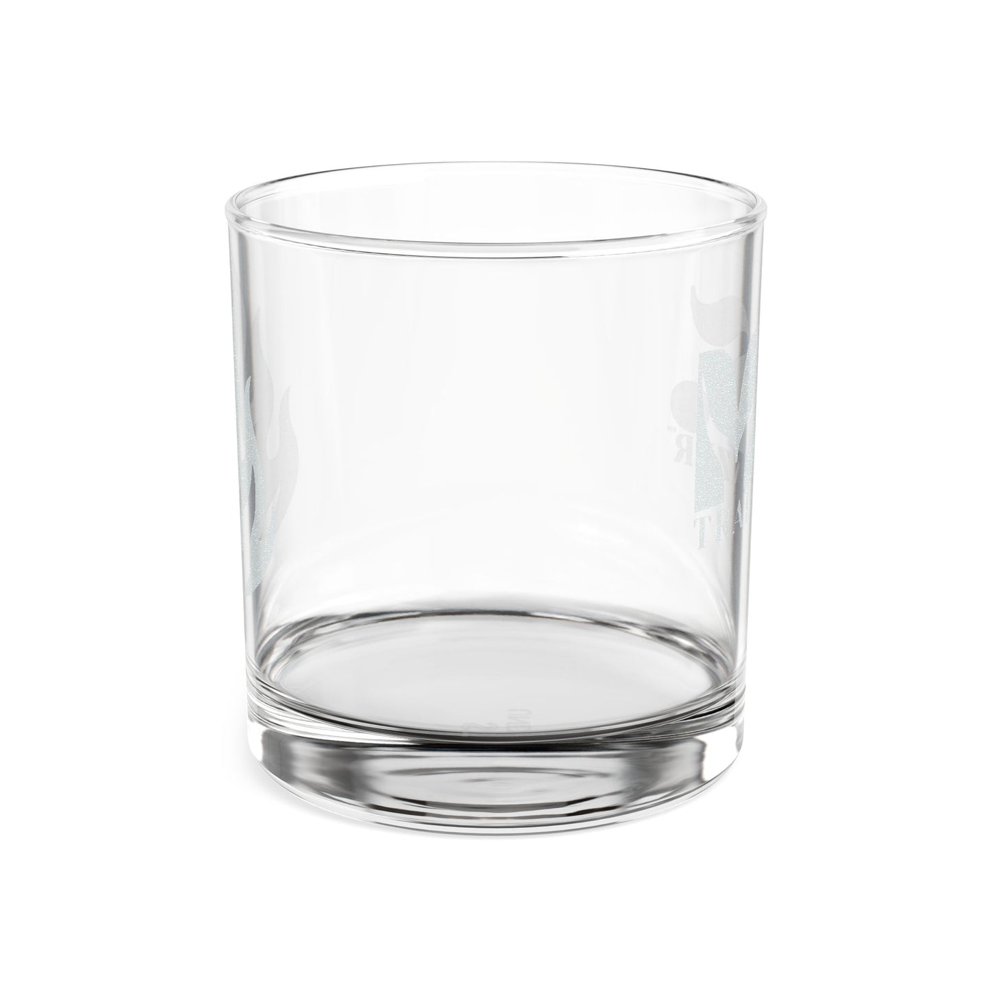 M.F. Trailblazer™ Engraved Whiskey Glass with Flame Design | 10.5oz Rocks Glass