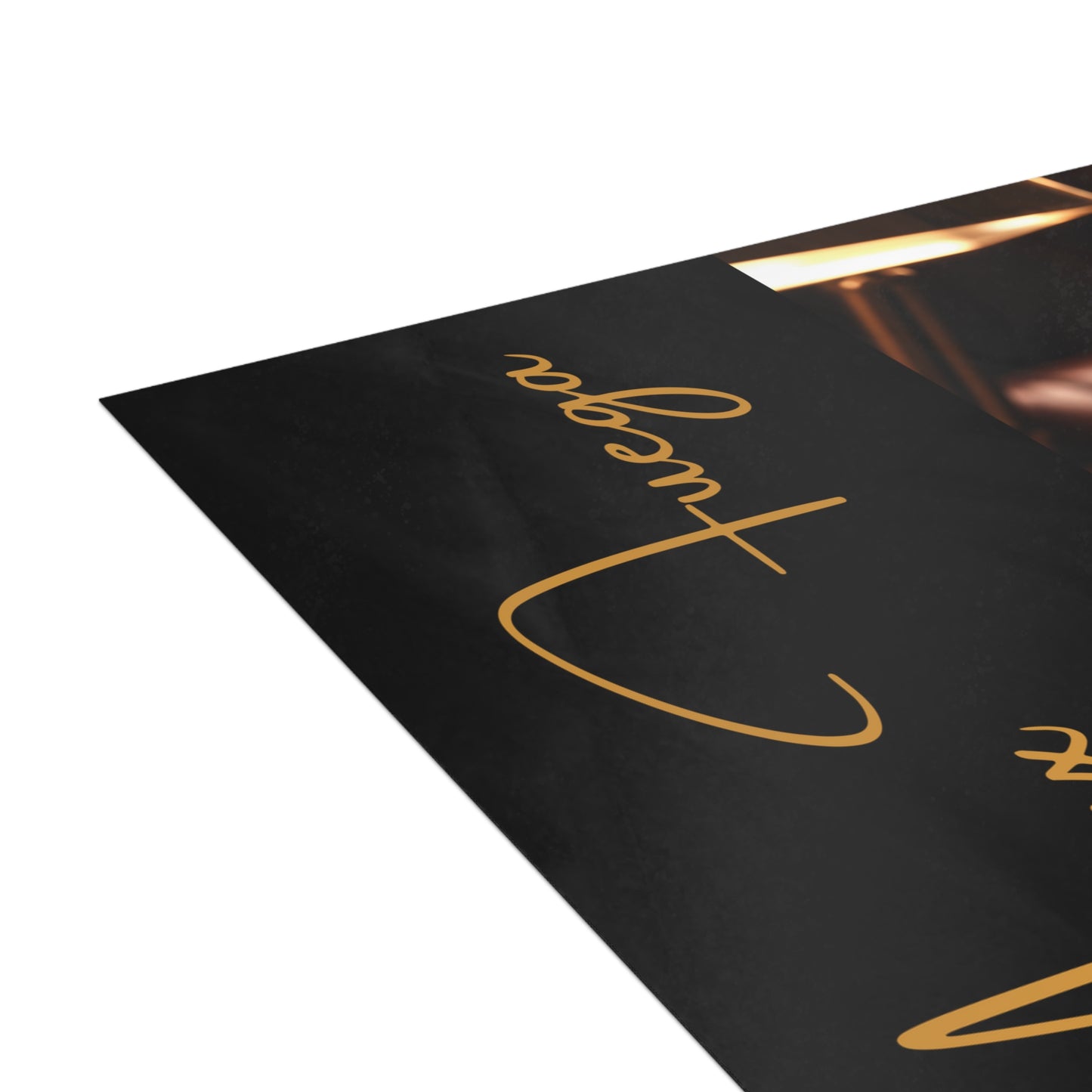 M.F. Trailblazer™ Whiskey Recipe + Recognition Card | Luxe Black & Gold Gift Insert