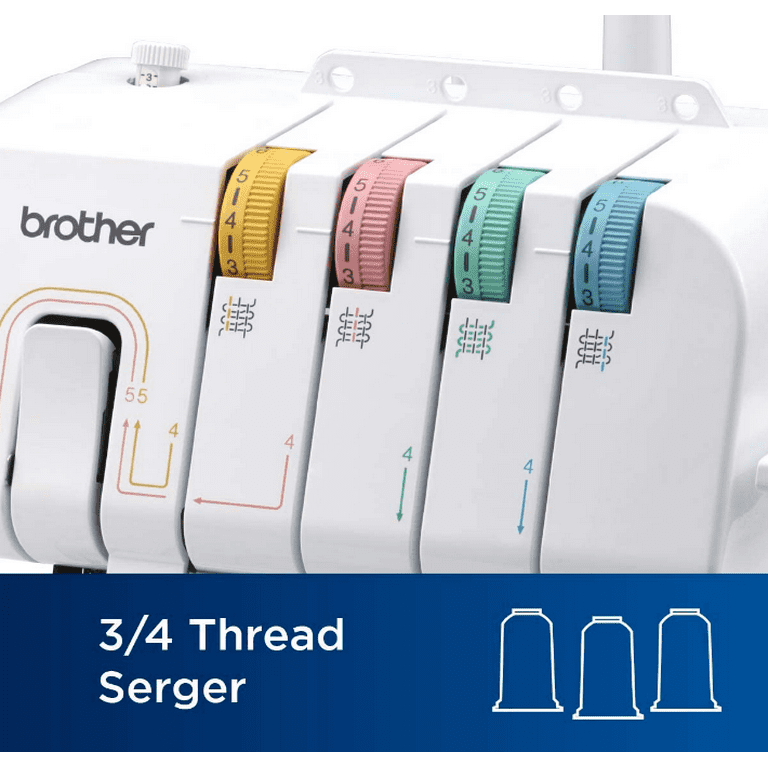 Brother 1034DX Serger 3/4 Thread Overlock Machine, New, Metal Frame