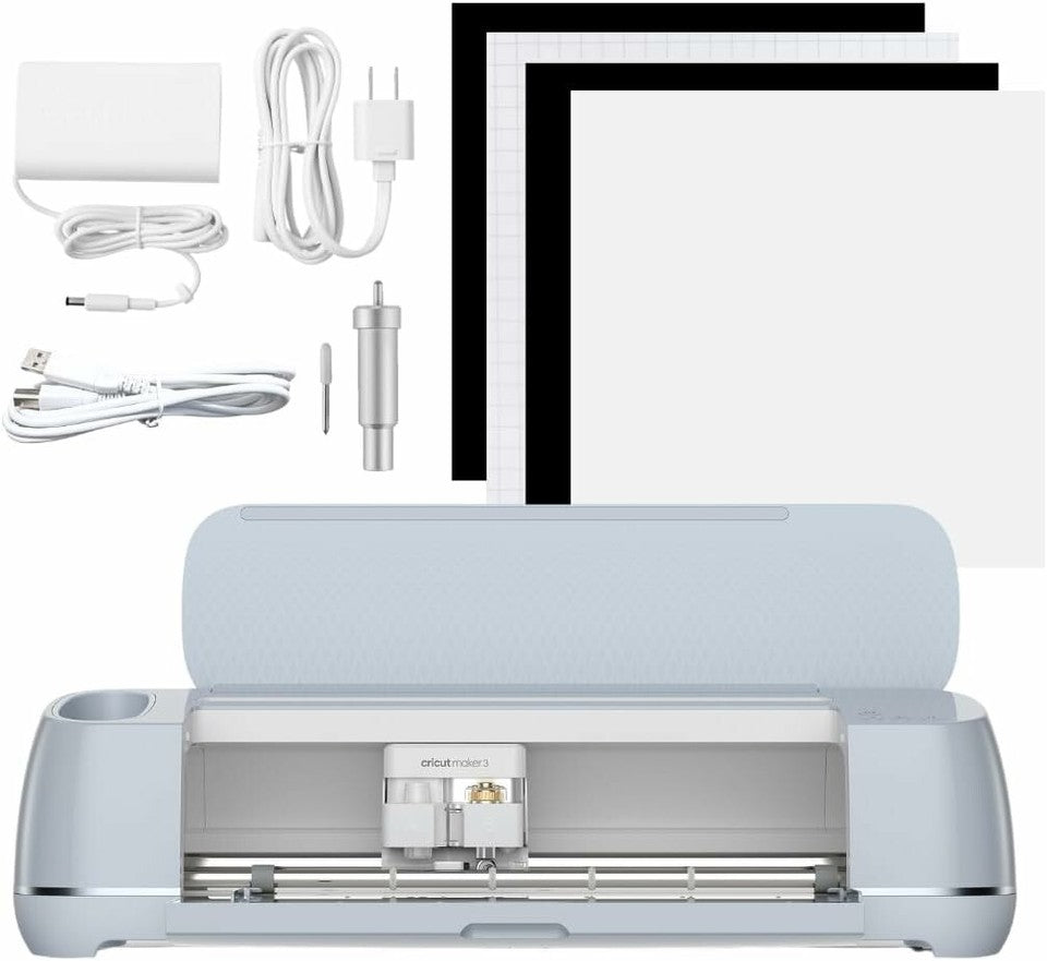 Cricut Maker 3 Smart Cutting Machine, Light Blue (Mist), New In Box