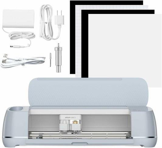 Cricut Maker 3 Smart Cutting Machine, Light Blue (Mist), New In Box